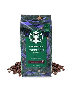 Espresso Dark Roast coffee beans from Starbucks 
