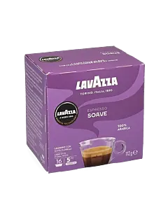 Lavazza Espresso Soave package and capsule for Lavazza A Modo Mio
