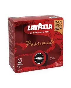Lavazza Espresso Passionale Maxi Pack package and capsule for Lavazza A Modo Mio
