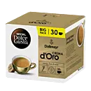Dallmayr Crema d'Oro Big Pack package and capsule for Dolce Gusto