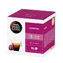 Nescafé Espresso package and capsule for Dolce Gusto