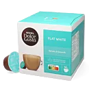 Nescafé Flat White package and capsule for Dolce Gusto