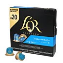 L'OR Decaffeinato XL package and capsule for Nespresso®