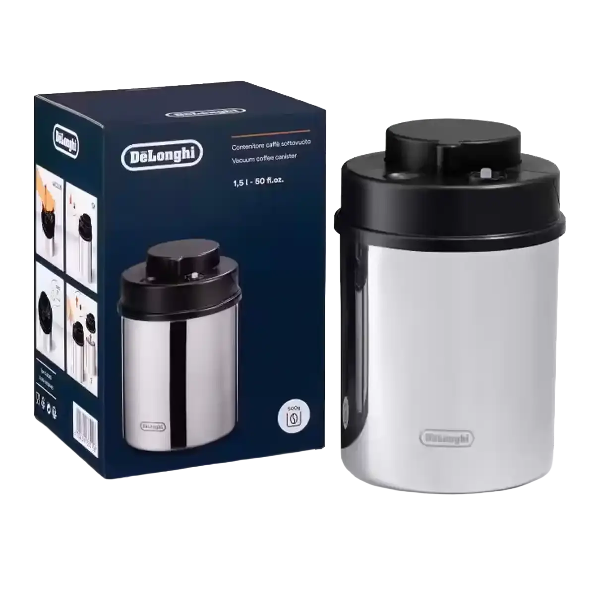 Tyhjiösäiliö kahvipavuille - DeLonghi