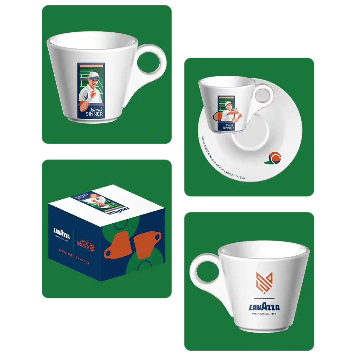 Jannik Sinner Grass Edition espressosetti