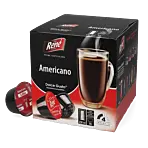Café René Americano package and capsule for Dolce Gusto
