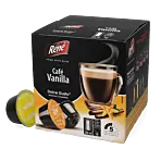 Café René Café Vanilla package and pod for Dolce Gusto
