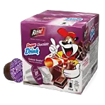 Café René Super Drink Chocolate package and capsule for Dolce Gusto
