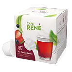 Café René Forest Fruit Tea package and pod for Dolce Gusto
