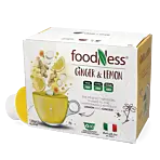 FoodNess Ginger & Lemon package and capsule for Dolce Gusto
