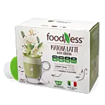 FoodNess Matcha Latte package and capsule for Dolce Gusto
