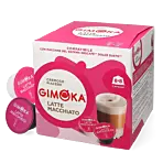 Gimoka Latte Macchiato package and capsule for Dolce Gusto
