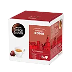 Nescafé Espresso Roma package and capsule for Dolce Gusto
