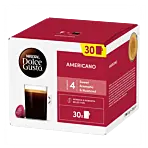 Nescafé Americano Big Pack package and capsule for Dolce Gusto
