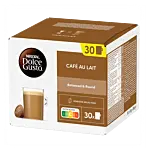 NescafÃ© CafÃ© au Lait Big Pack package and capsule for Dolce Gusto