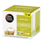 NescafÃ© Cappuccino Big Pack package and capsule for Dolce Gusto