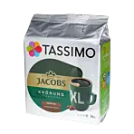 Jacobs Krönung Kräftig XL package and capsule for Tassimo
